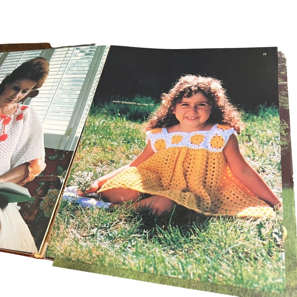 The Great Granny Crochet Book 1979 Hardcover Vintage Patterns Columbia House